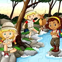 キッズキャンプ・ジグソーパズル