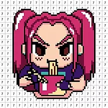 Pixel Number - DIY Coloring