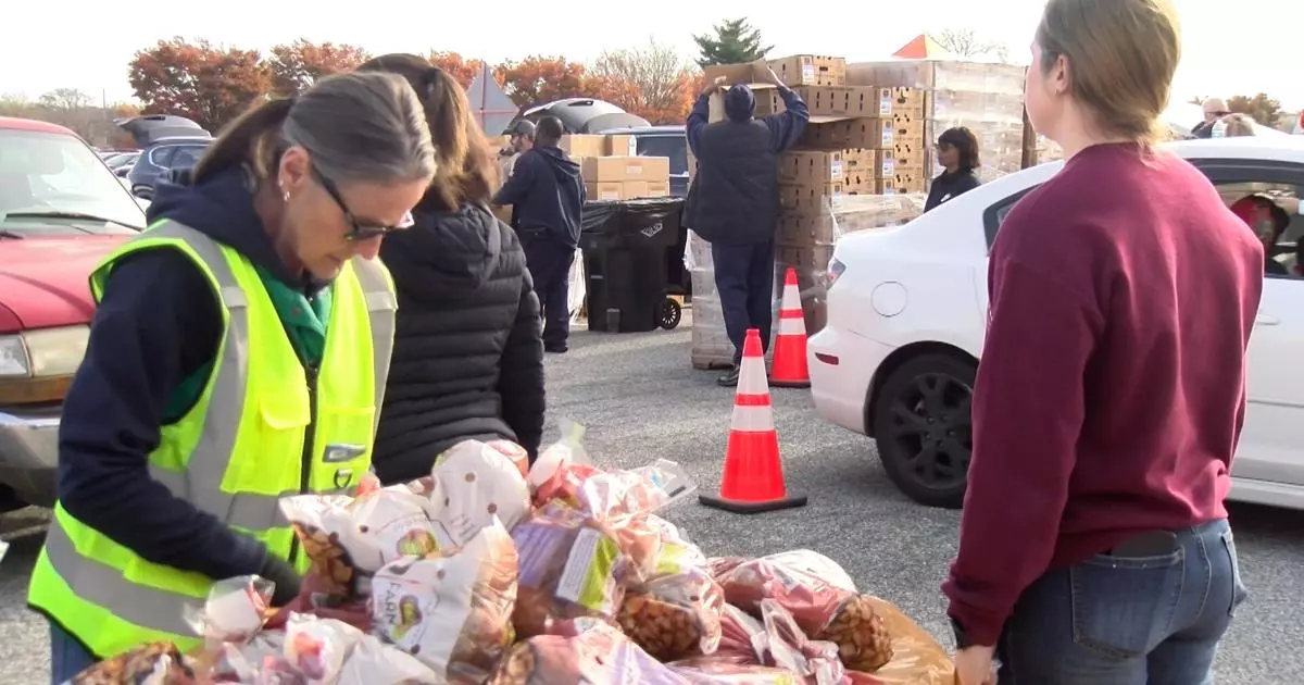 The Dover Food Bank's Drive-Thru Distribution Event: A Holiday Lifeline