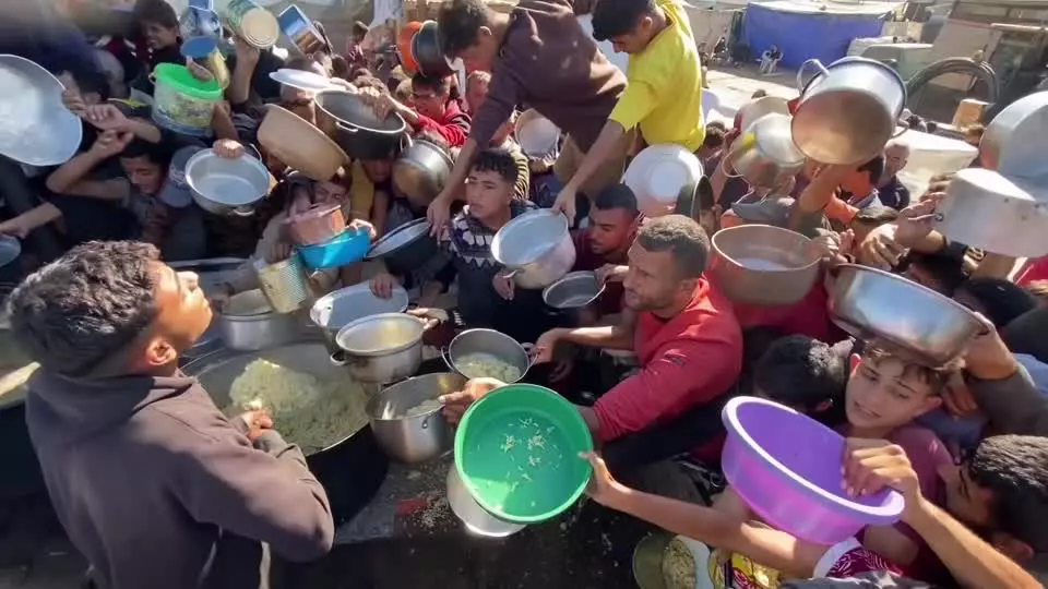 The Struggle for Food in Gaza: Empty Pots and Looting