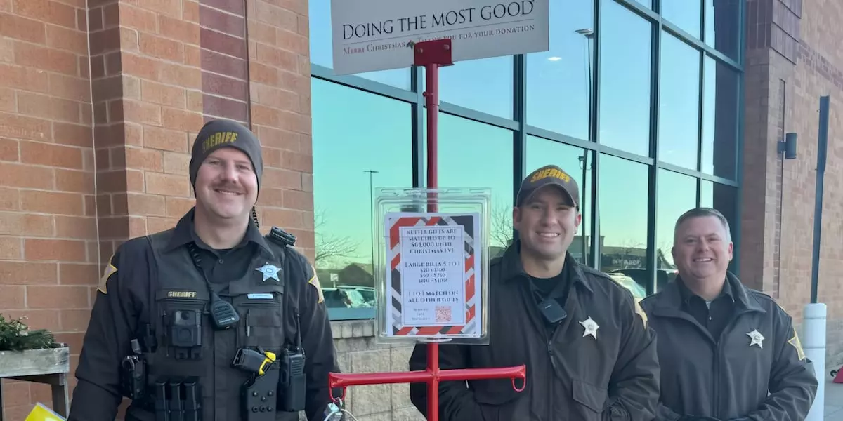 Community Spirit Shines: Local Law Enforcement Supports Salvation Army Fundraising