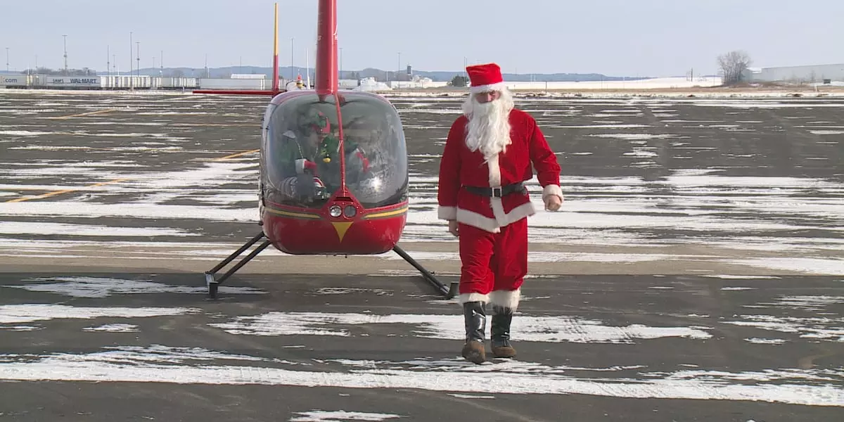 Skybound Santa: A Helicopter Ride for Holiday Cheer