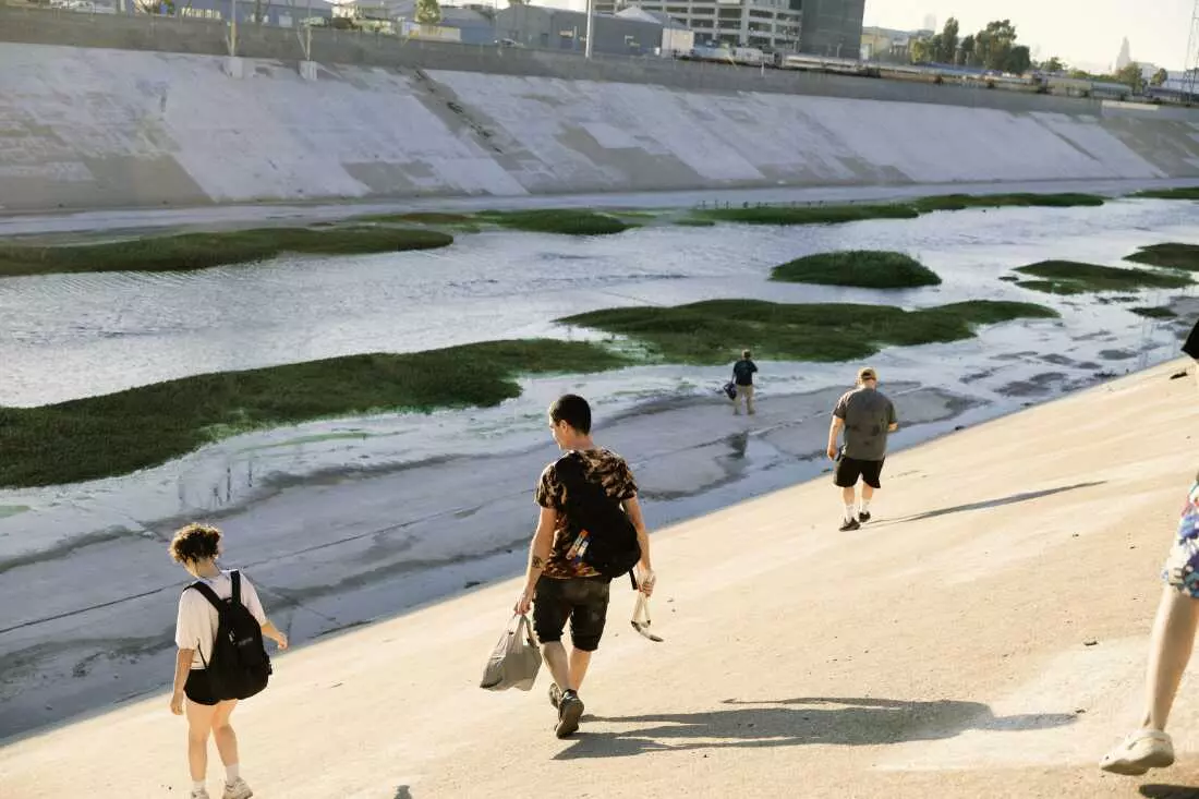 Guerrilla Gardener Creates Pop-Up Wetland in LA River