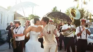 Reeve Carney and Eva Noblezada's New Orleans Wedding Extravaganza