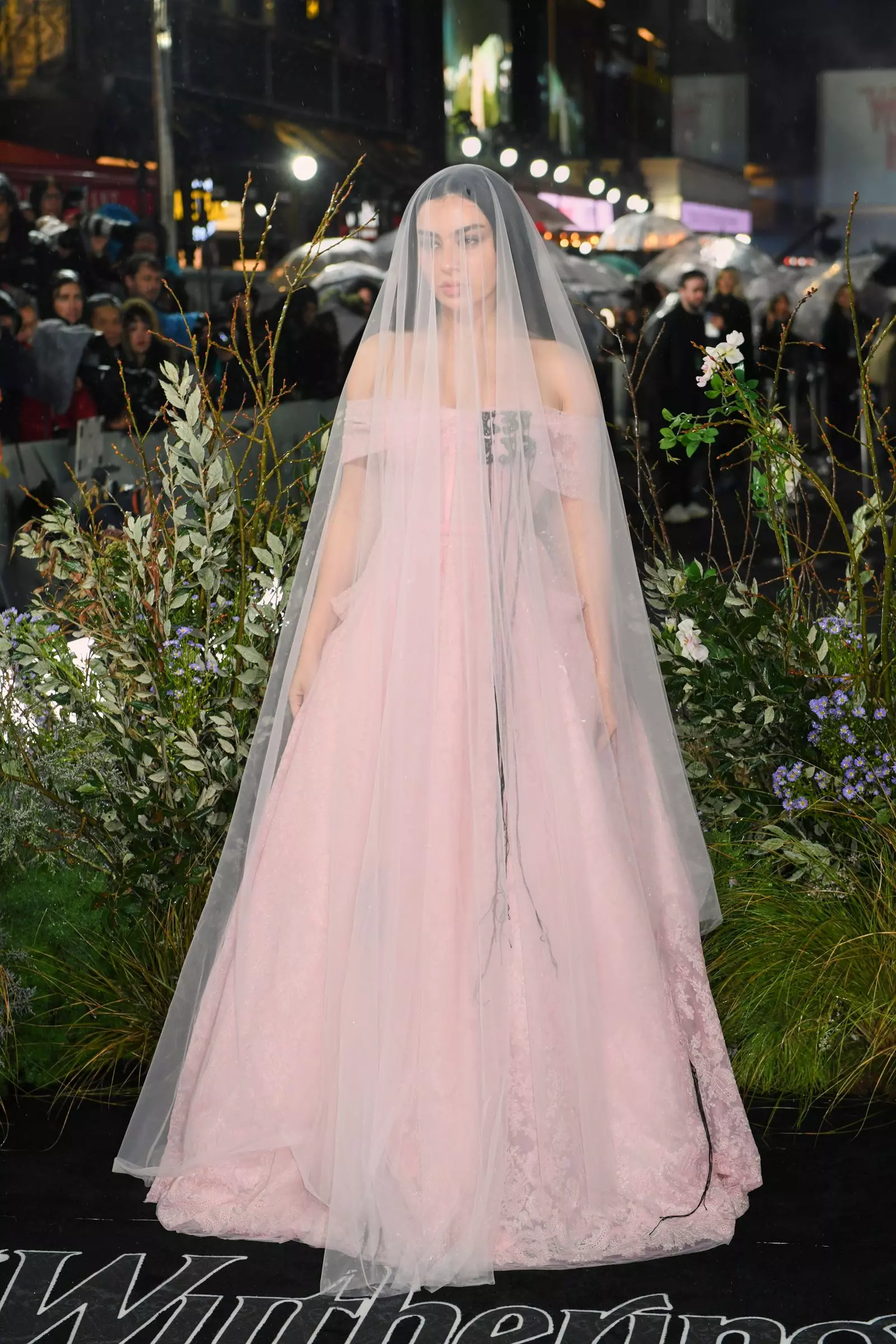 Charli XCX's Ethereal Bridal Fashion at the 'Wuthering Heights' Premiere