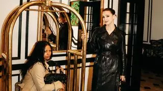 Myha'la and Marisa Abela's Pre-Burberry Show Ritual