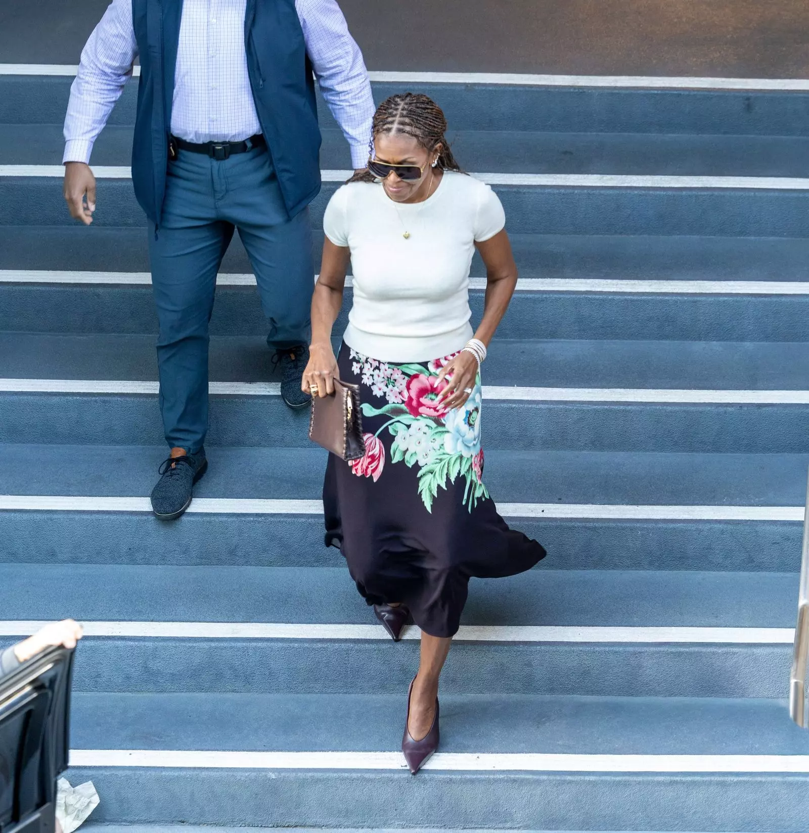 Michelle Obama Redefines Professional Attire with Chic Slip Skirt Ensemble
