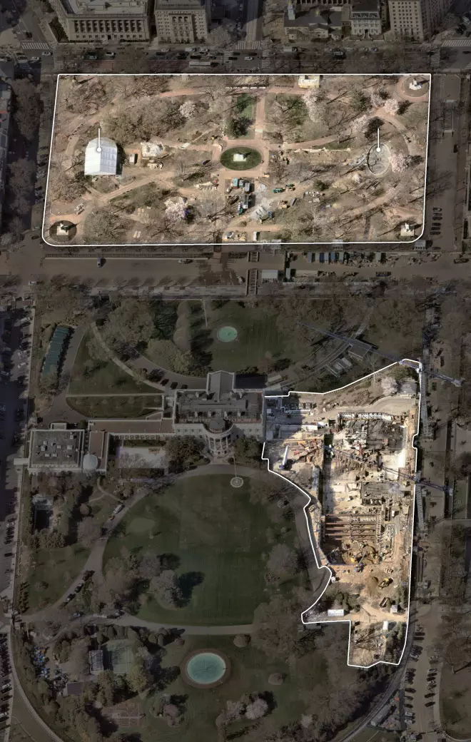 Controversial White House Fountain Renovation Under Trump Administration