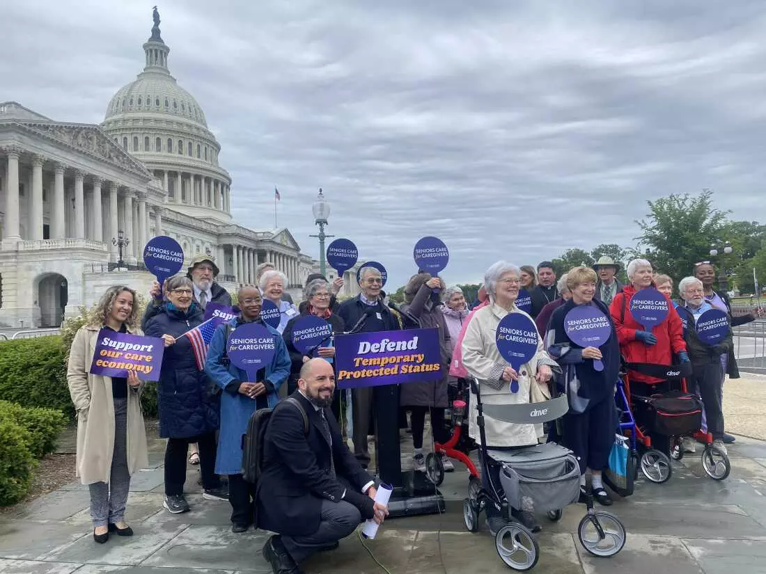 Seniors Advocate for Immigrant Caregivers Amidst Supreme Court Deliberations on TPS