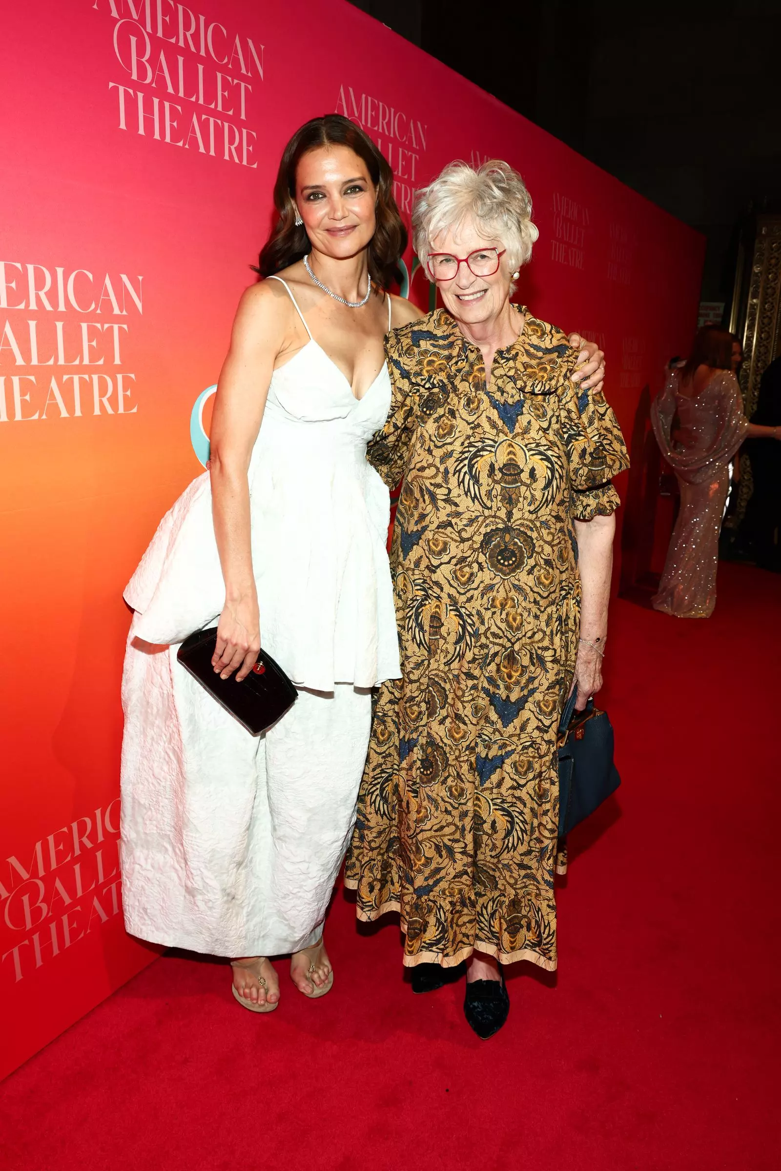 Katie Holmes Reimagines the Peplum for Spring Gala